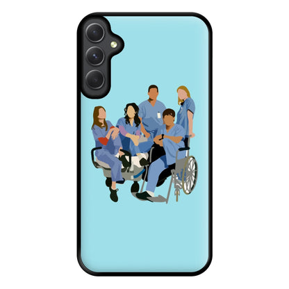 Greys Cast Phone Case for Galaxy A34