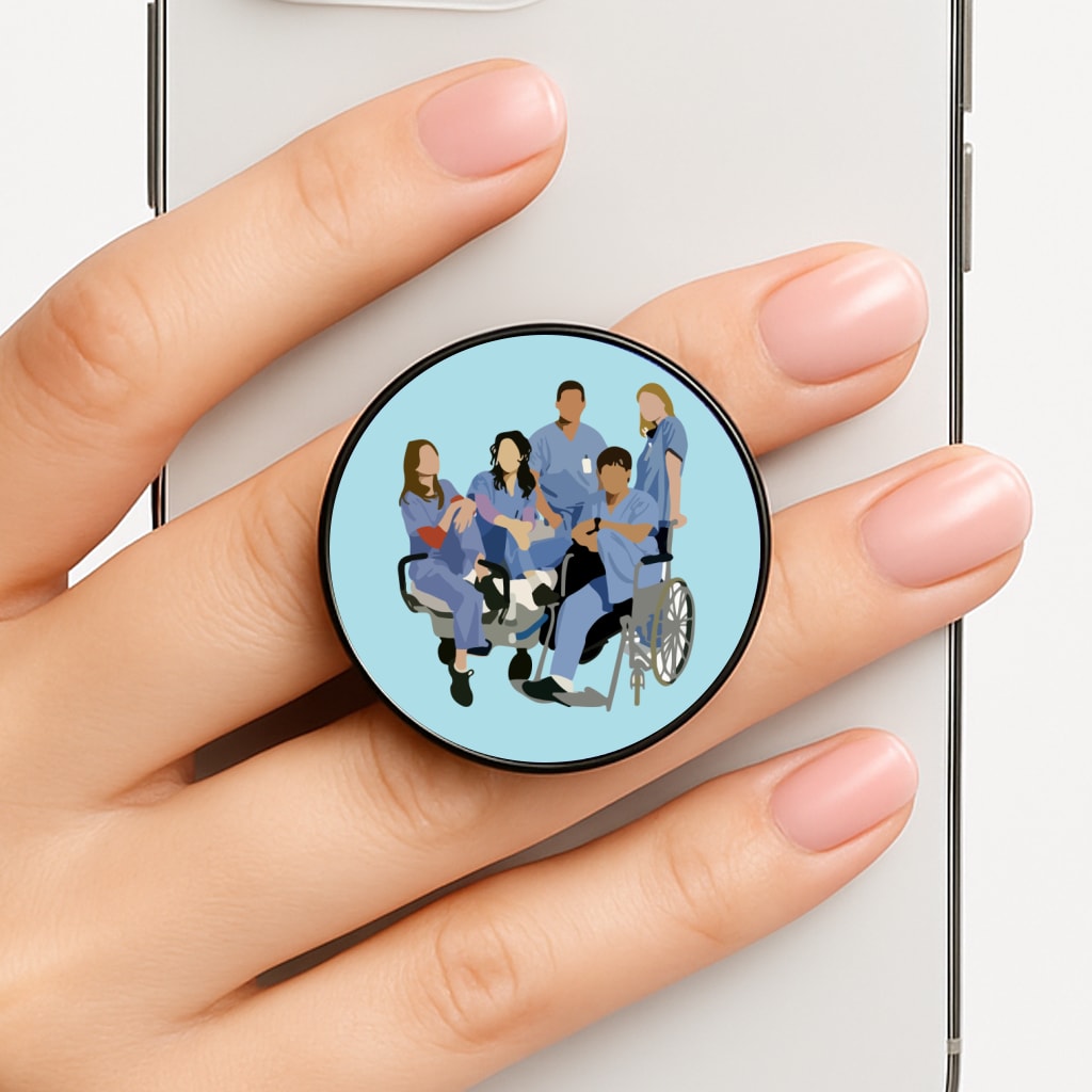 Greys Cast Phone Grip