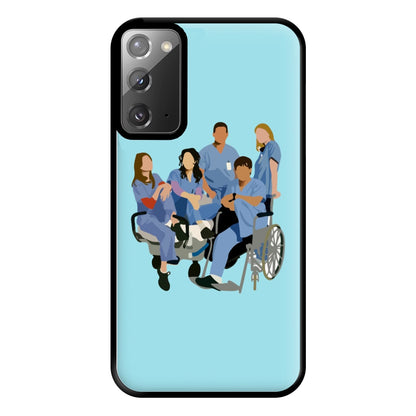 Greys Cast Phone Case for Galaxy Note 20 Ultra