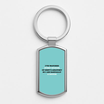 I've Watched Every Episode Of Grey's Silver Keyring