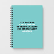 I've Watched Every Episode Of Grey's Notebook 1