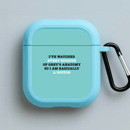I've Watched Every Episode Of Grey's Blue AirPods Case