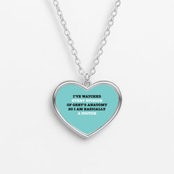 I've Watched Every Episode Of Grey's Heart Necklace