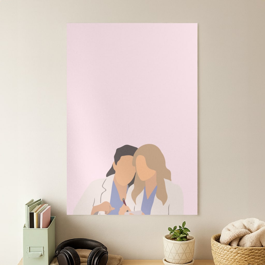 Faceless Characters - Grey's Poster