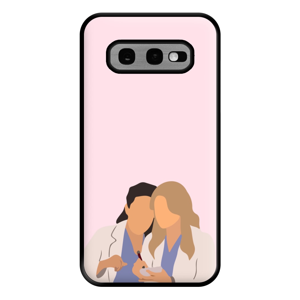 Faceless Characters - Grey's Phone Case for Galaxy S10e