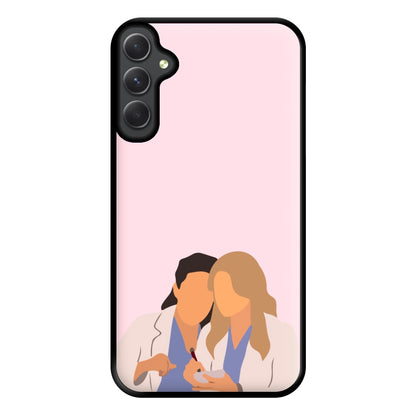 Faceless Characters - Grey's Phone Case for Galaxy A34