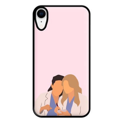 Faceless Characters - Grey's Phone Case for iPhone XR