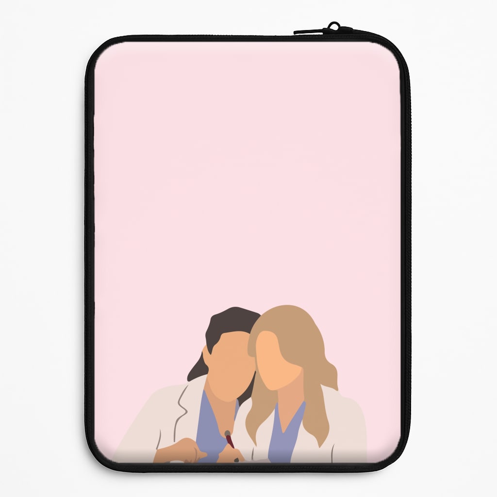 Faceless Characters - Grey's Laptop Sleeve