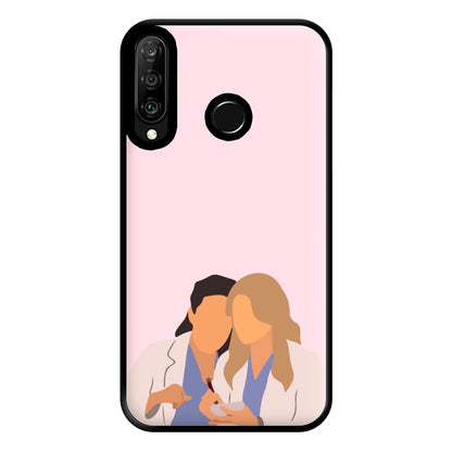 Faceless Characters - Grey's Phone Case for Huawei P30 Lite