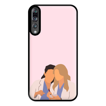 Faceless Characters - Grey's Phone Case for Huawei P20 Pro