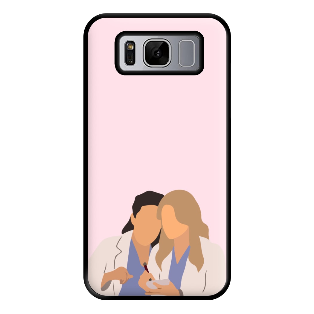 Faceless Characters - Grey's Phone Case for Galaxy S8 Plus