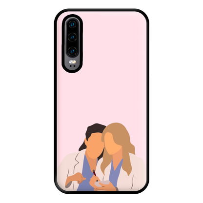 Faceless Characters - Grey's Phone Case for Huawei P30