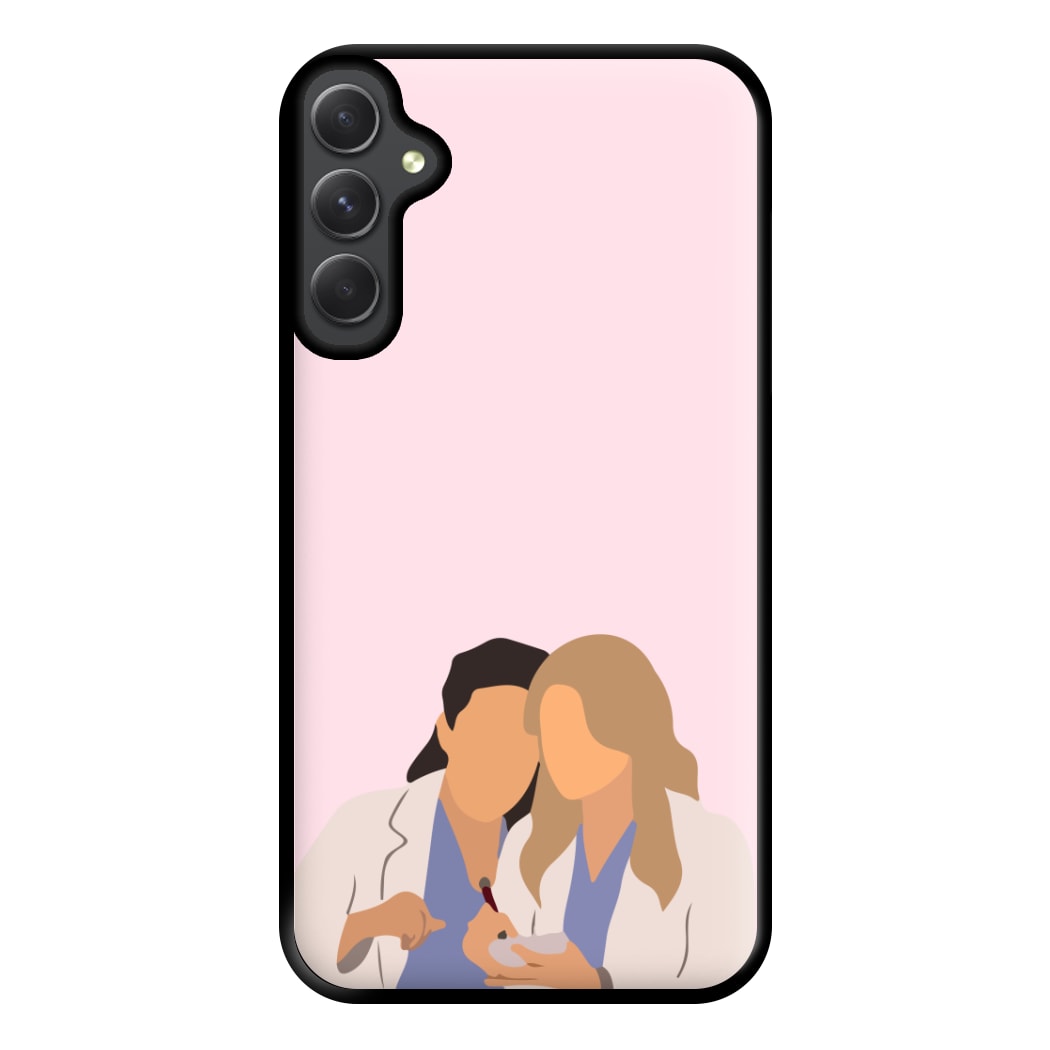 Faceless Characters - Grey's Phone Case for Galaxy A54