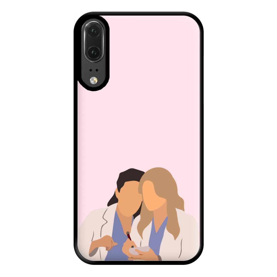 Faceless Characters - Grey's Phone Case for Huawei P20