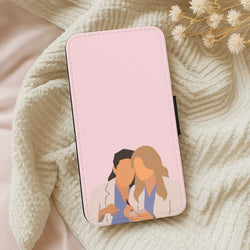 Faceless Characters - Grey's Wallet Phone Case