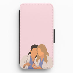 Faceless Characters - Grey's Flip / Wallet Phone Case