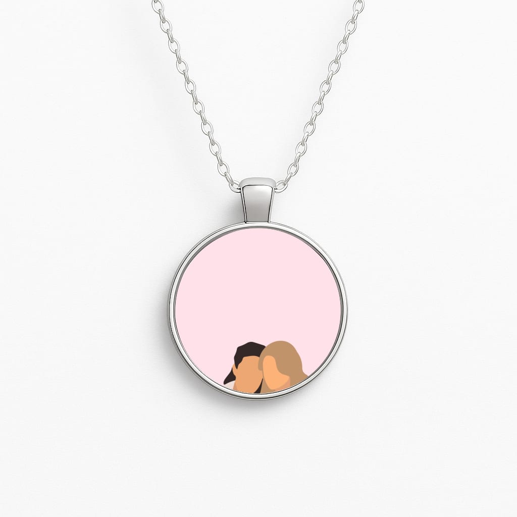 Faceless Characters - Grey's Circle Necklace