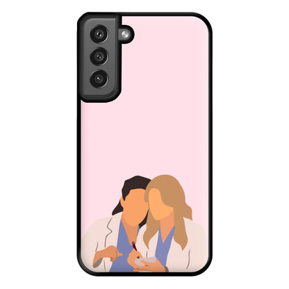 Faceless Characters - Grey's Phone Case for Galaxy S21FE