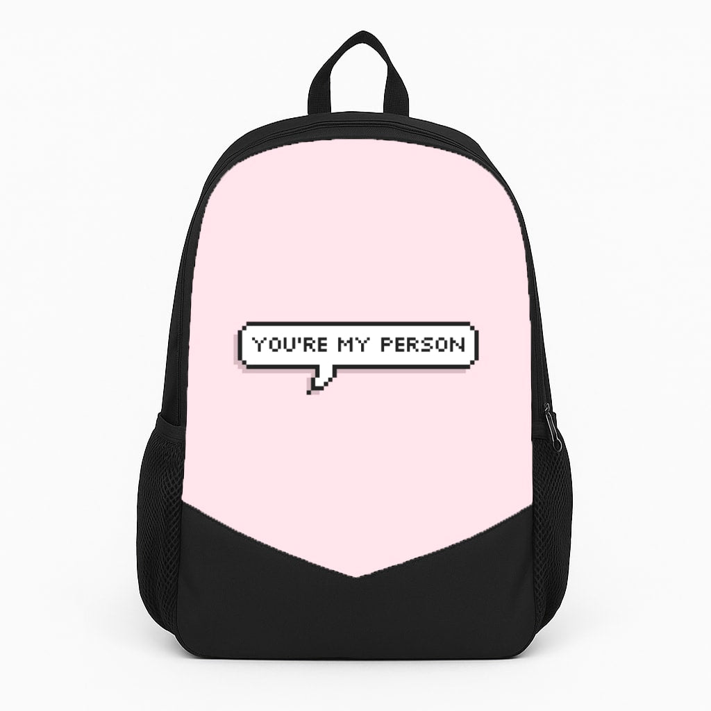 You're My Person - Grey's Large Backpack
