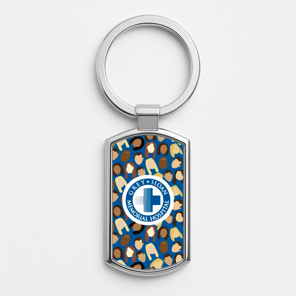 Grey Sloan Memeorial hospital - Grey's Anatomy Silver Keyring