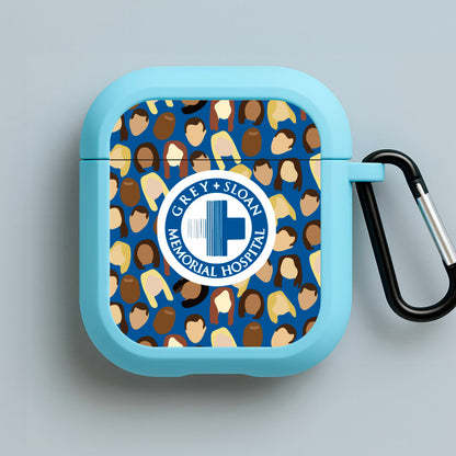 Grey Sloan Memeorial hospital - Grey's Anatomy Blue AirPods Case