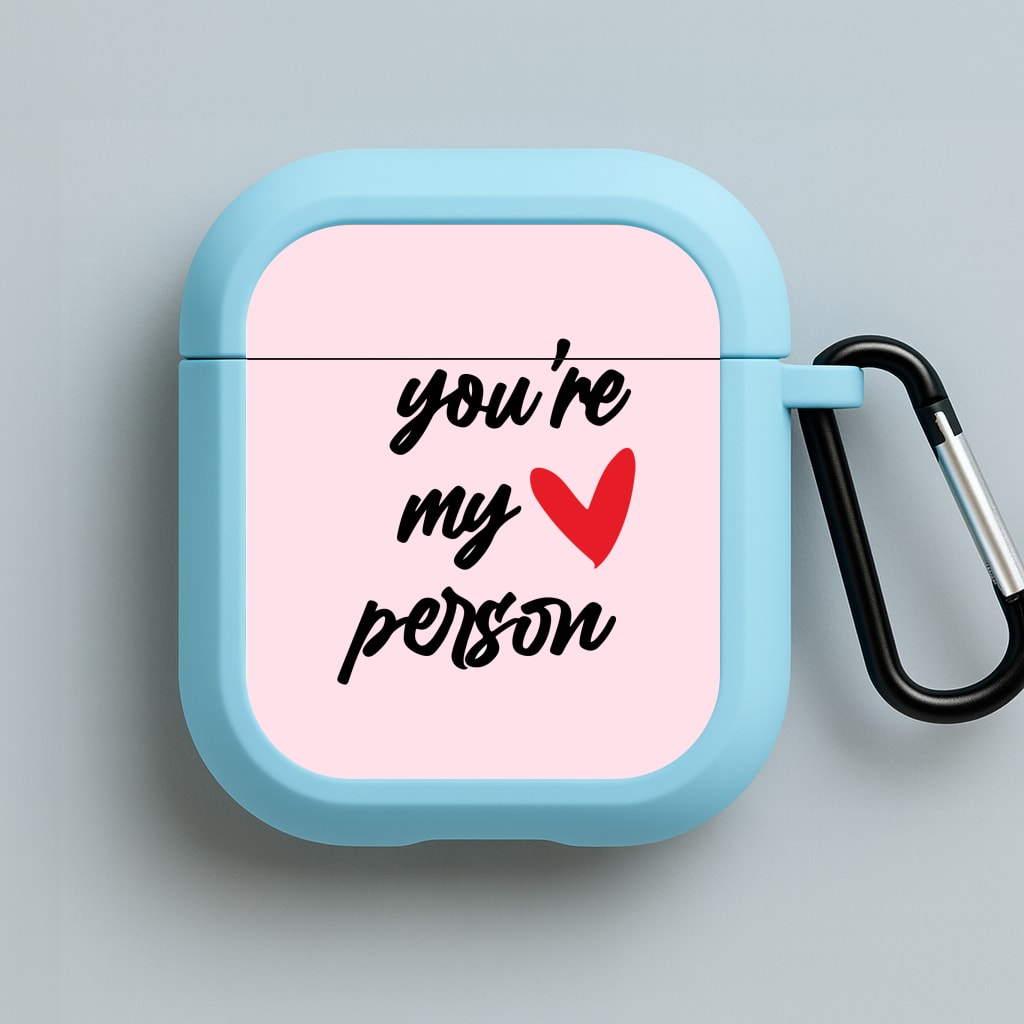 You're My Person Love - Grey's Blue AirPods Case