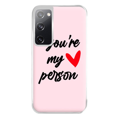 You're My Person Love - Grey's Phone Case for Galaxy S20