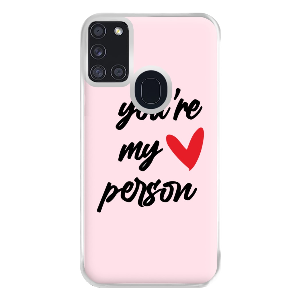 You're My Person Love - Grey's Phone Case for Galaxy A21s