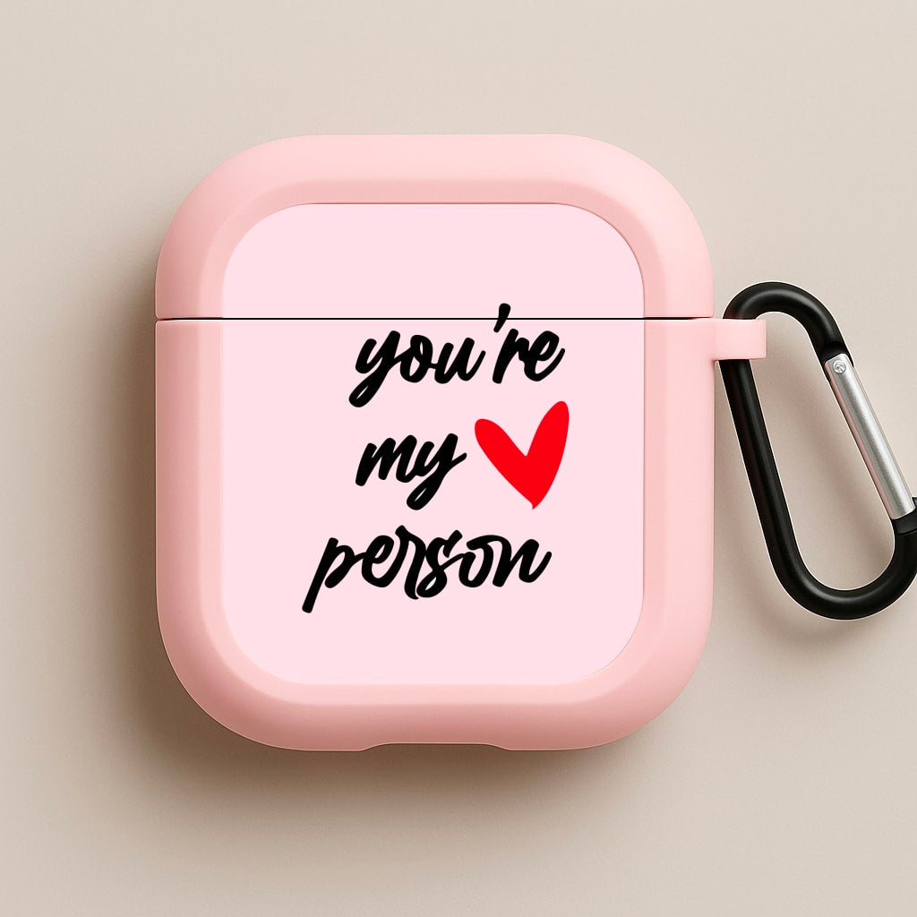 You're My Person Love - Grey's Pink AirPods Case