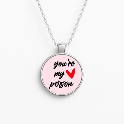 You're My Person Love - Grey's Circle Necklace