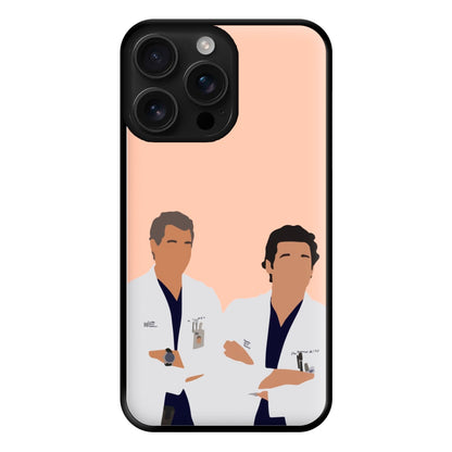 Two Doctors Arm Crossed - Grey's Phone Case for iPhone 16 Pro Max