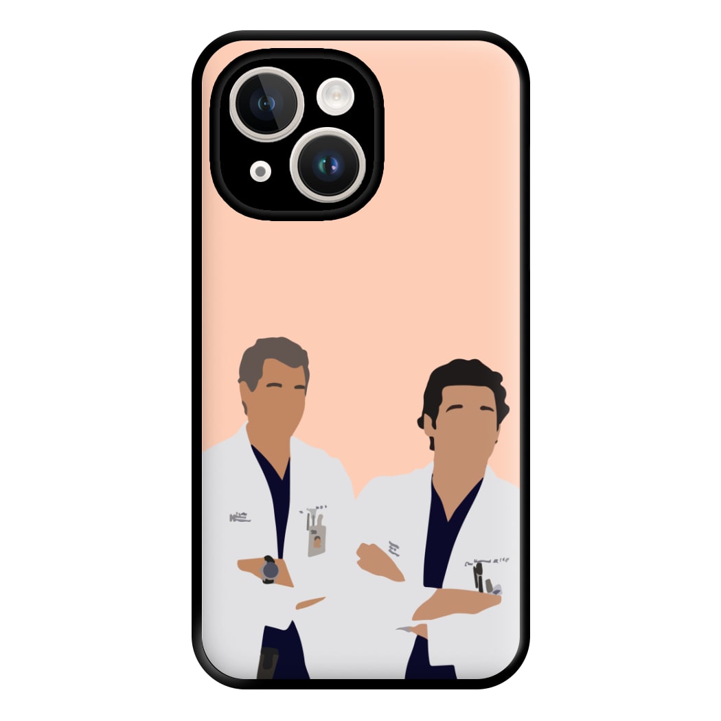 Two Doctors Arm Crossed - Grey's Phone Case for iPhone 14 Plus