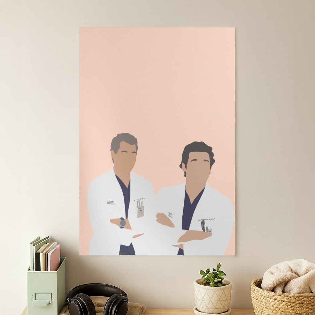 Two Doctors Arm Crossed - Grey's Poster