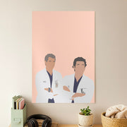Two Doctors Arm Crossed - Grey's Poster 1