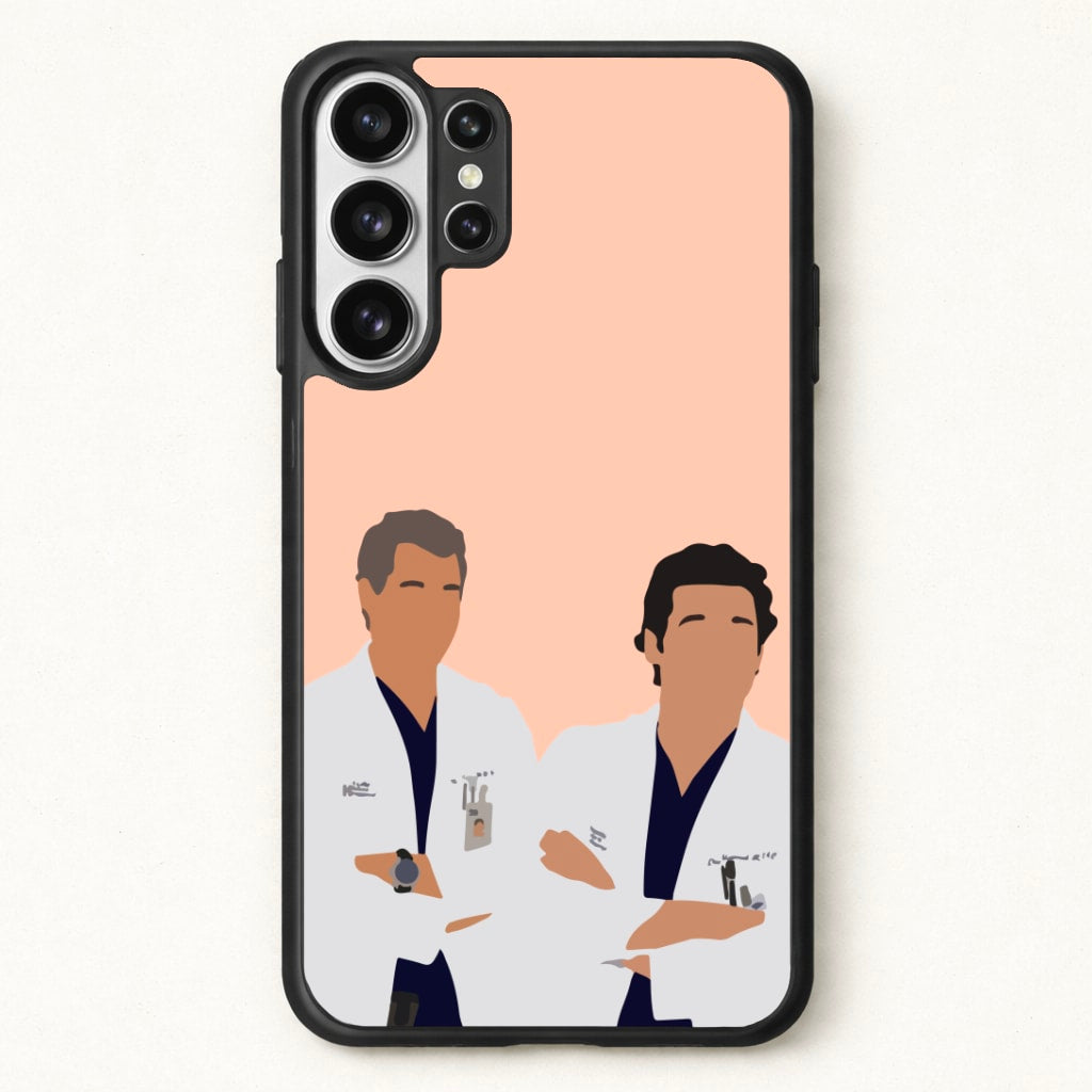Two Doctors Arm Crossed - Grey's Phone Case for Galaxy S26 Ultra