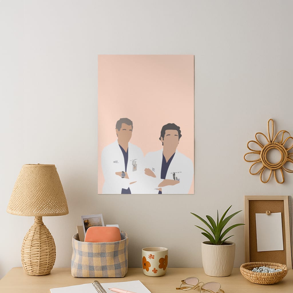 Two Doctors Arm Crossed - Grey's Art Print