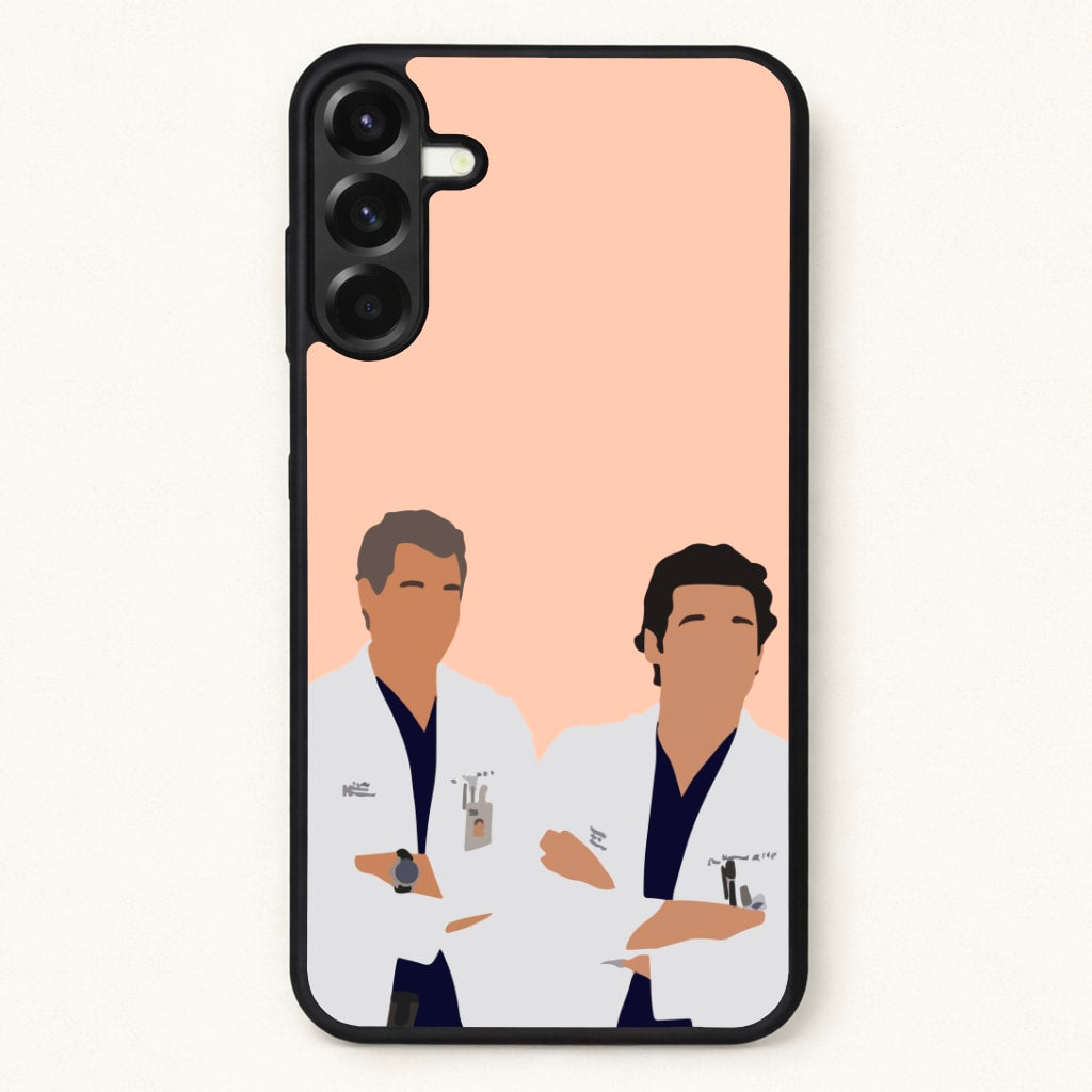 Two Doctors Arm Crossed - Grey's Phone Case for Galaxy A57