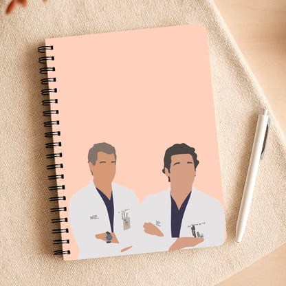 Two Doctors Arm Crossed - Grey's Notepad