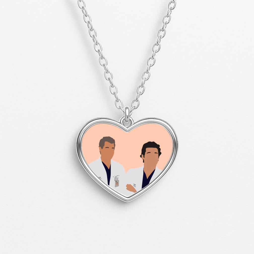 Two Doctors Arm Crossed - Grey's Necklace