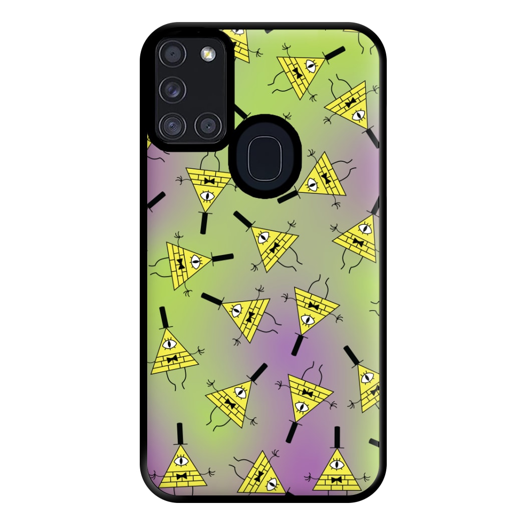 Bill Pattern Phone Case for Galaxy A21s