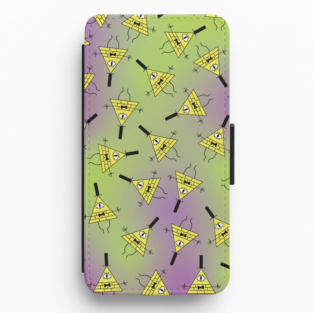 Bill Pattern Flip / Wallet Phone Case