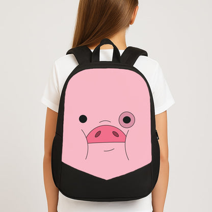 Waddles Face Large School Bag