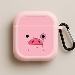 Waddles Face Pink AirPods Case