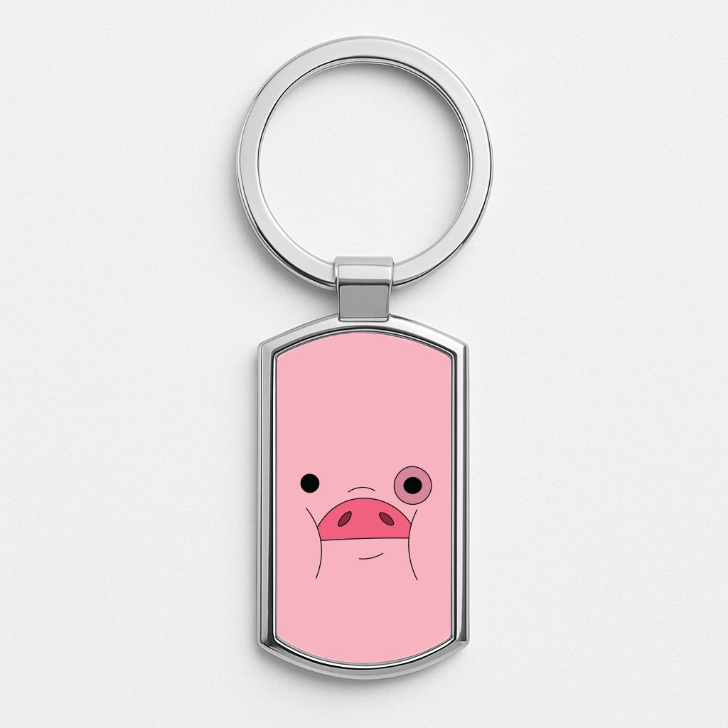 Waddles Face Luxury Keyring