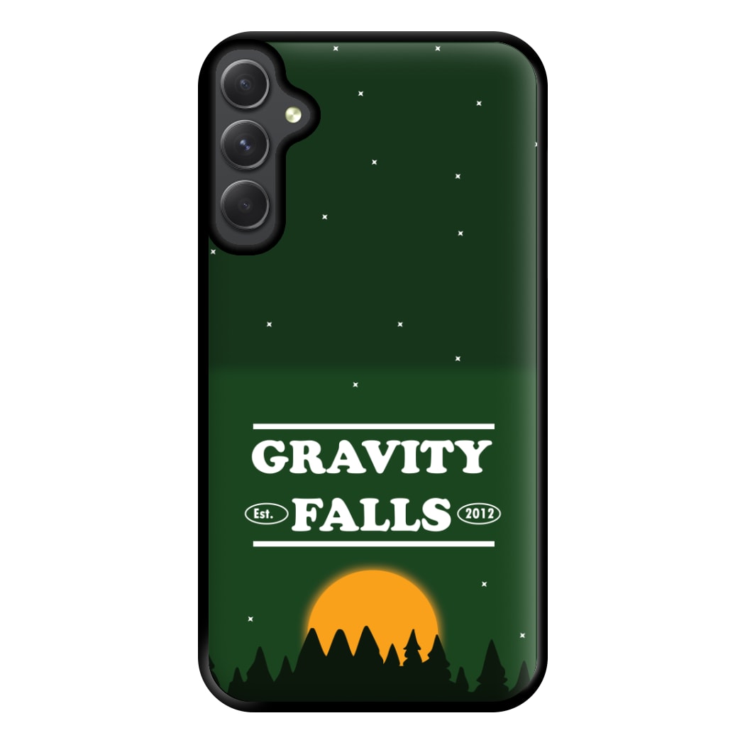 Green Forest Sunset  Phone Case for Galaxy A54