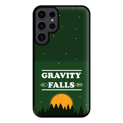 Green Forest Sunset  Phone Case for Galaxy S23 Ultra