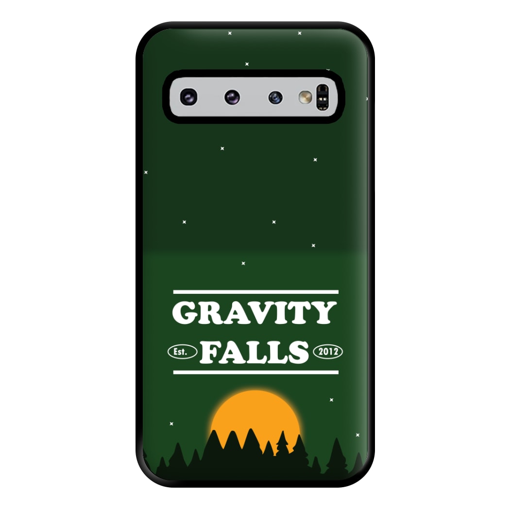 Green Forest Sunset  Phone Case for Galaxy S10 Plus