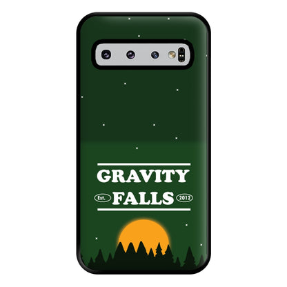 Green Forest Sunset  Phone Case for Galaxy S10 Plus