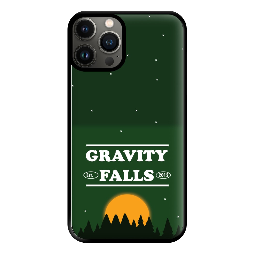 Green Forest Sunset  Phone Case for iPhone 13 Pro Max