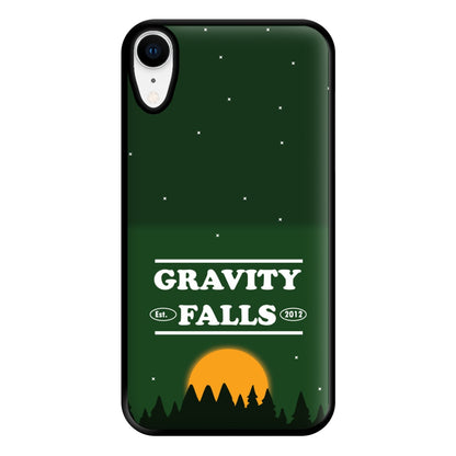 Green Forest Sunset  Phone Case for iPhone XR